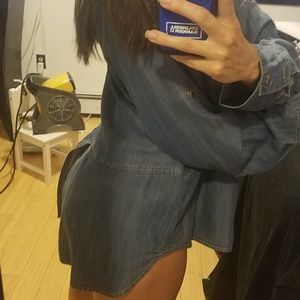 Anthropology Cloth & Stone Denim shirt small or XS